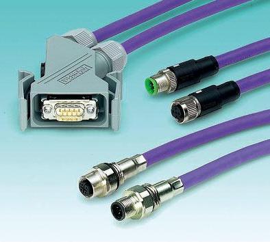 圖1 現(xiàn)場總線連接器利用一進(jìn)、一出兩個(gè)通道和可開關(guān)控制的終端電阻，可構(gòu)成線性結(jié)構(gòu)的網(wǎng)絡(luò)