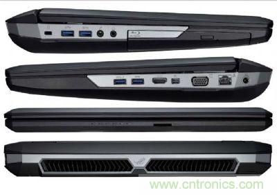 圖1：華碩新款高階筆記本電腦，預(yù)計(jì)搭載Thunderbolt高速傳輸接口