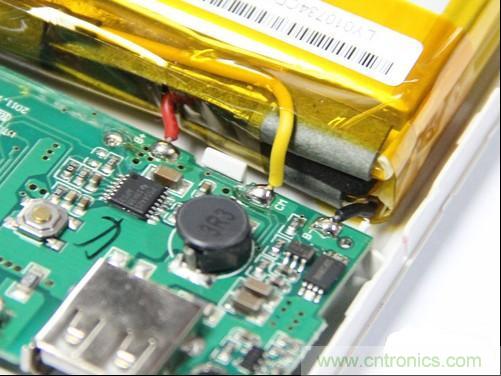 圖7:導(dǎo)線較短并且被固定住的電芯