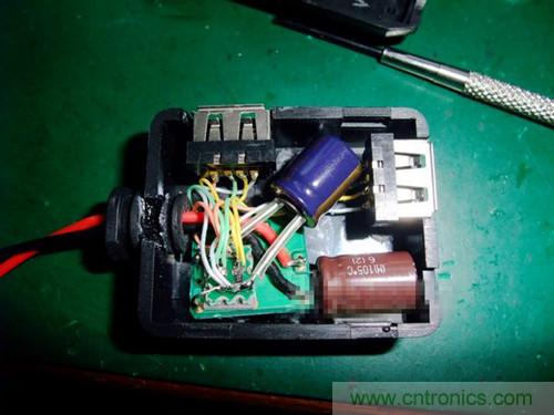 DIY:自制安全高效車用手機充電器
