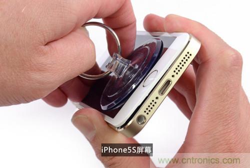 土豪金iPhone 5S拆解：內(nèi)部結(jié)構(gòu)升級，維修難度增加