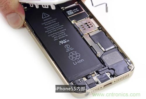 土豪金iPhone 5S拆解：內(nèi)部結(jié)構(gòu)升級，維修難度增加