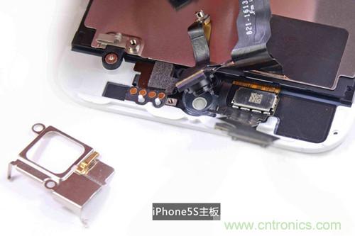 土豪金iPhone 5S拆解：內(nèi)部結(jié)構(gòu)升級，維修難度增加
