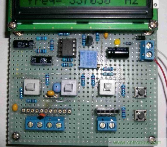 DIY集電容、電感和頻率為一體的測量儀器