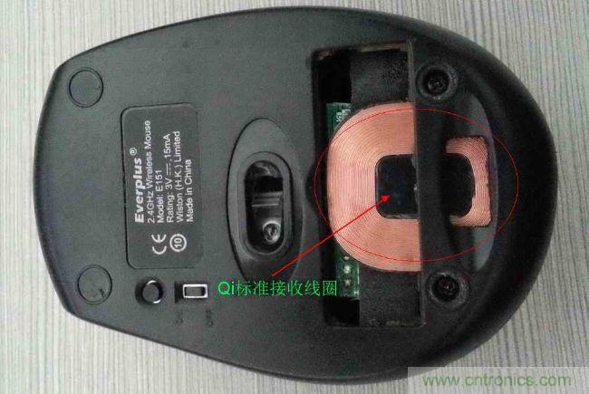 廢物利用，改裝Qi無線充電鼠標(biāo)