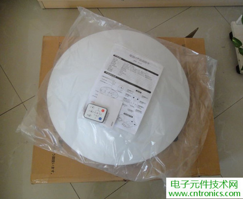 高端大氣上檔次！智能遙控調(diào)光LED吸頂燈拆解