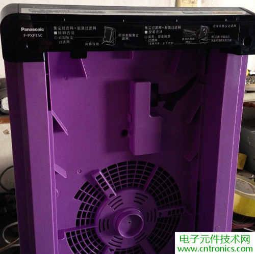 PM2.5殺手！松下納米水離子空氣凈化器拆解