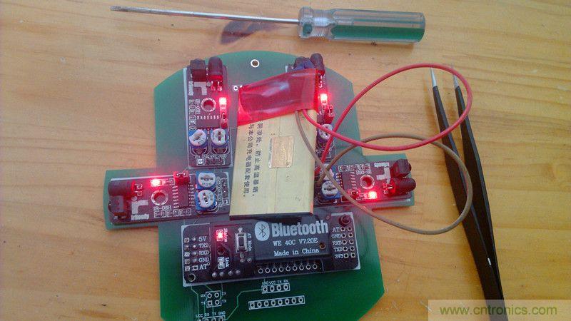 牛人力作！PCB版藍(lán)牙智能小車DIY