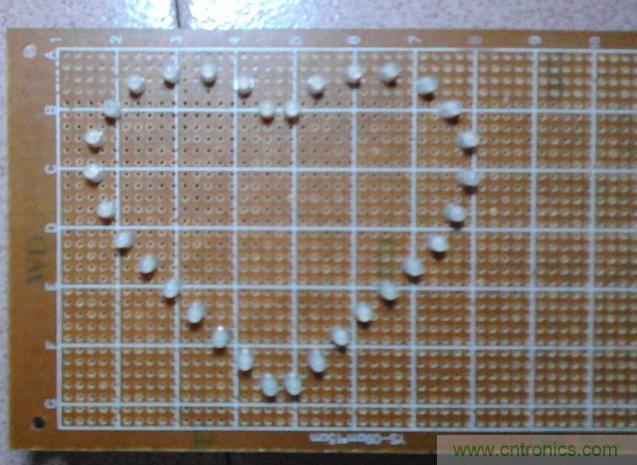 三八節(jié)將至！DIY心形LED流水燈！你們懂的~