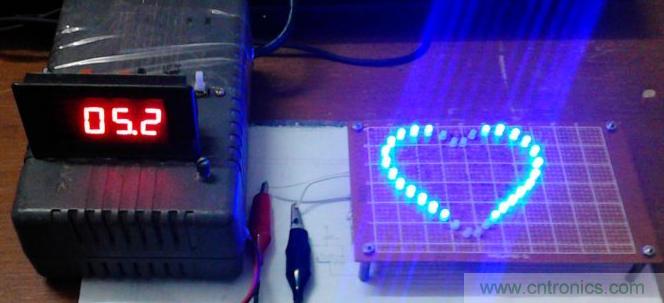 三八節(jié)將至！DIY心形LED流水燈！你們懂的~