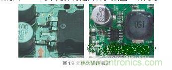 元件之間的距離放置不規(guī)范，可維修性差