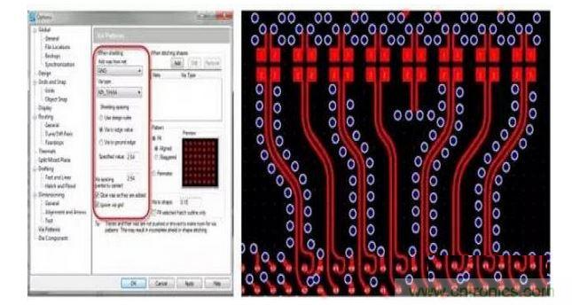 PCB 設(shè)計工具如果能夠控制共面波導(dǎo)和波導(dǎo)過孔的創(chuàng)建，將有助于顯著減少設(shè)計錯誤和縮短設(shè)計時間。