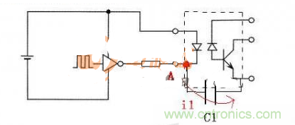 光耦電路中，限流電阻位置有什么影響？