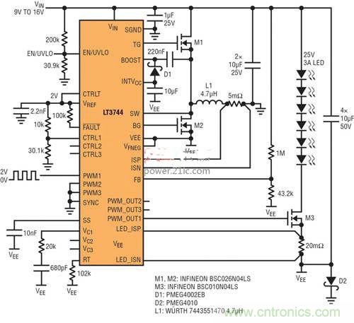 限制功率損耗？把同步降壓LED驅(qū)動(dòng)器當(dāng)成升壓轉(zhuǎn)換器行不行？