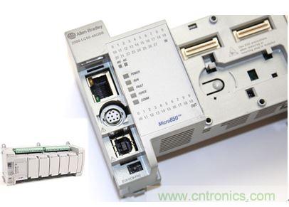 圖1：Allen-Bradley Micro850可編程邏輯控制器(PLC)的價(jià)格約為500美元，是高度堅(jiān)固、可配置、隔離性和易用性方面的標(biāo)桿，盡管有PC/嵌入式計(jì)算設(shè)備的競爭，仍在工廠自動(dòng)化領(lǐng)域中保持著強(qiáng)勢地位。