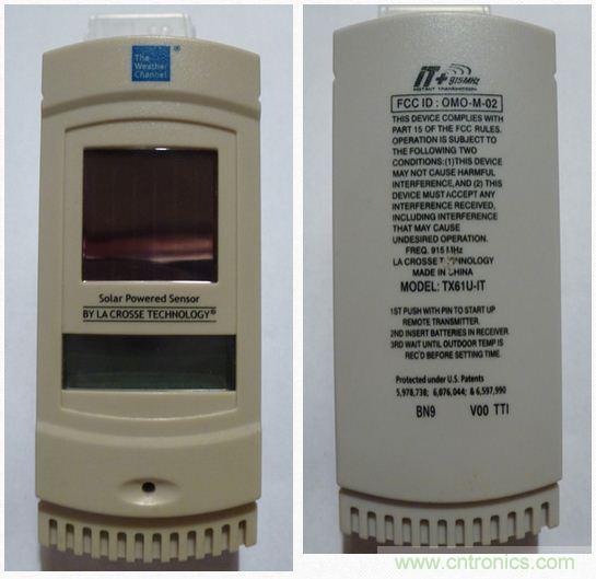 圖1：拆解前TX61U-IT的正面和背面圖片。