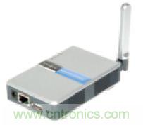 圖1：Linksys WPS54G打印服務(wù)器。