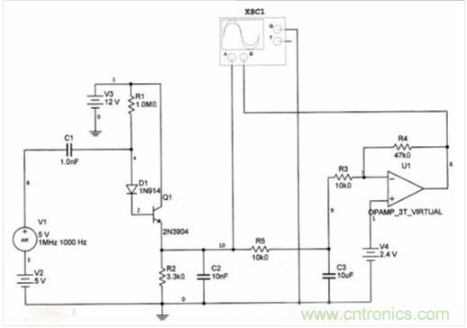 帶AGC輸出的改進(jìn)型調(diào)幅檢波器。