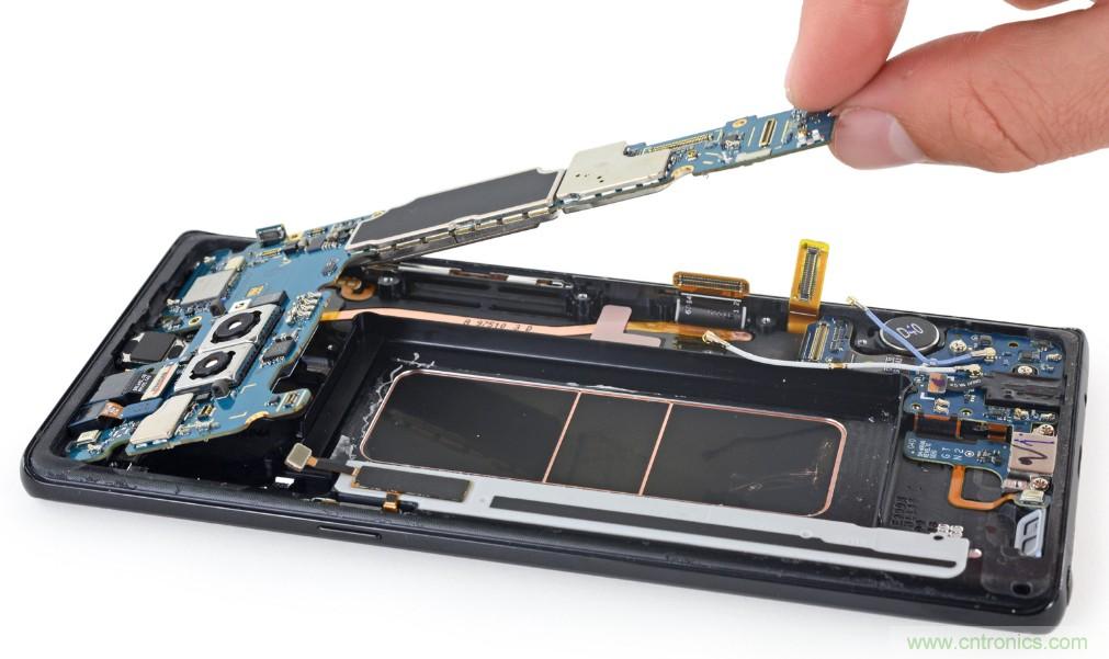三星Note 8拆解，模塊化+分離式設(shè)計成趨勢？