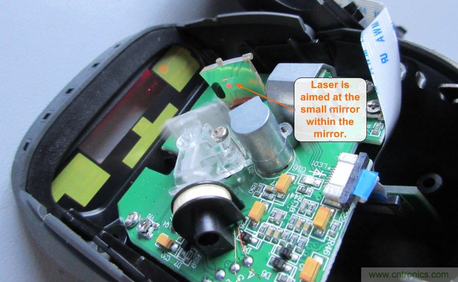 拆解45美元的藍牙無線條碼掃描槍，發(fā)現(xiàn)里面鏡中有鏡