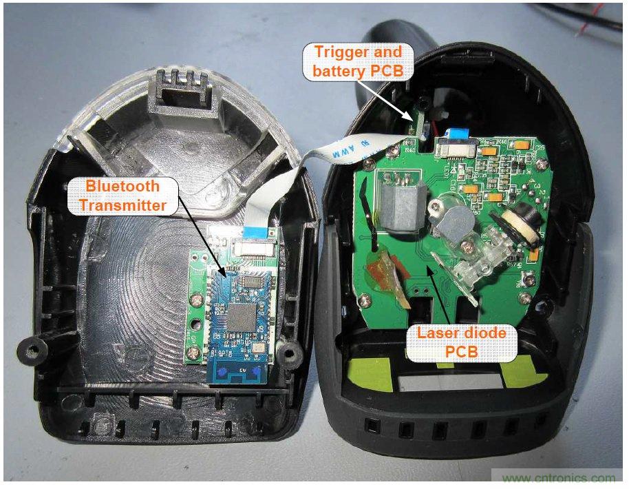 拆解45美元的藍牙無線條碼掃描槍，發(fā)現(xiàn)里面鏡中有鏡