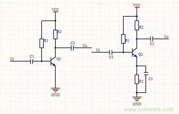 什么是共集、共基、共射放大器？如何分辨3類放大器