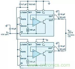 超低輸出噪聲和超高PSRR，這款負(fù)LDO穩(wěn)壓器了解一下？