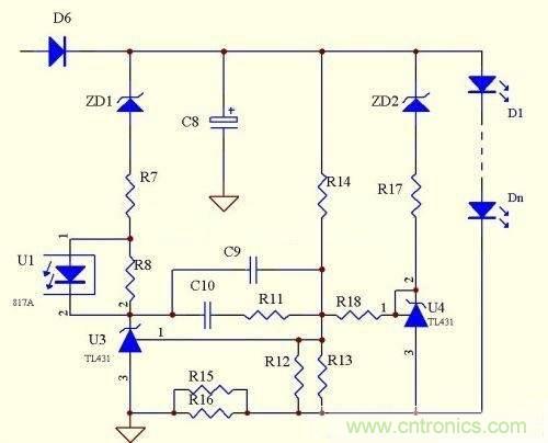 LED驅(qū)動(dòng)電源：3個(gè)電路巧妙利用TL431來恒流！