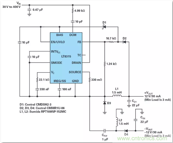 這是真的嗎？采用單IC也能構(gòu)建緊湊、高效的雙極性穩(wěn)壓器？