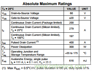 看懂MOSFET數(shù)據(jù)表，第3部分&mdash;連續(xù)電流額定值