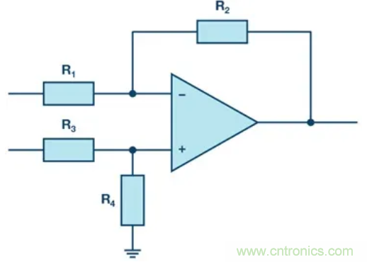 提高差分放大器的共模抑制比，電阻的選擇很關(guān)鍵