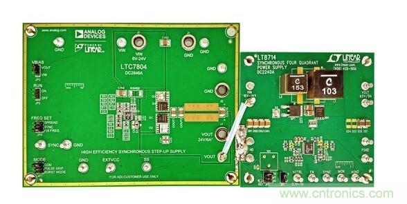 通過5 V至24 V輸入提供雙極性、雙向DC-DC流入和流出電流