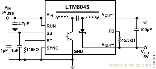 USB供電、915MHz ISM無線電頻段、具有過溫管理功能的1W功率放大器