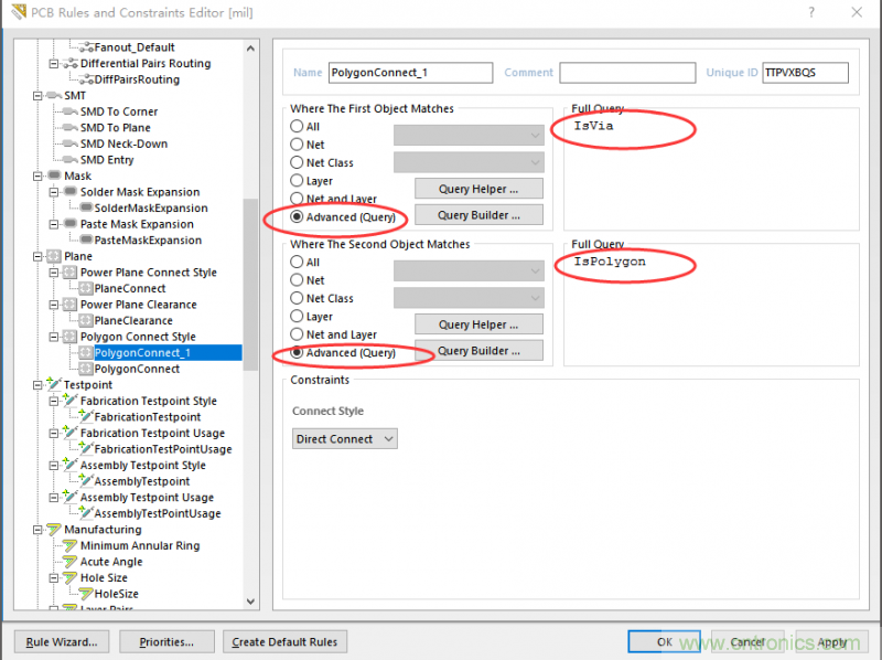 如何引腳接地十字焊盤(pán)，過(guò)孔完全接地?