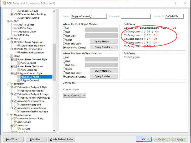如何引腳接地十字焊盤(pán)，過(guò)孔完全接地?