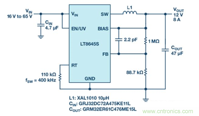 寬輸入范圍和高輸出電流單片式解決方案 寬輸入范圍和高輸出電流單片式解決方案