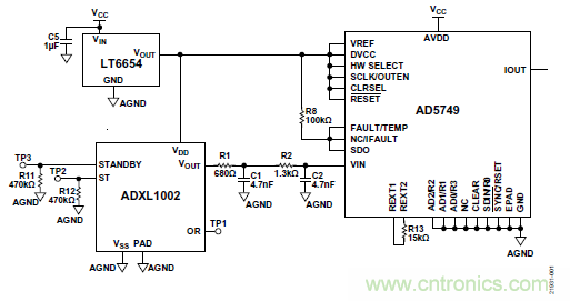 10kHz MEMS加速度計(jì)，提供4mA至20mA輸出，適合狀態(tài)監(jiān)控應(yīng)用