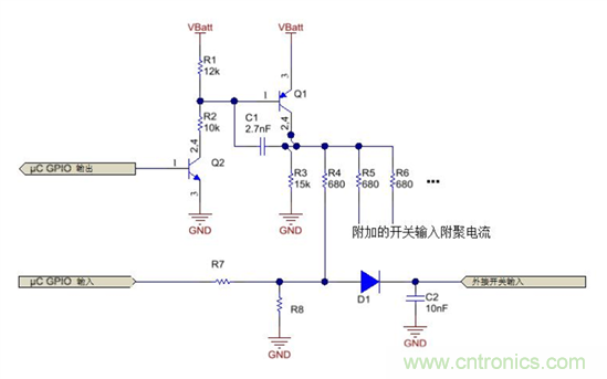 多開關(guān)檢測接口：為實現(xiàn)更小型、更高效設計集成化功能