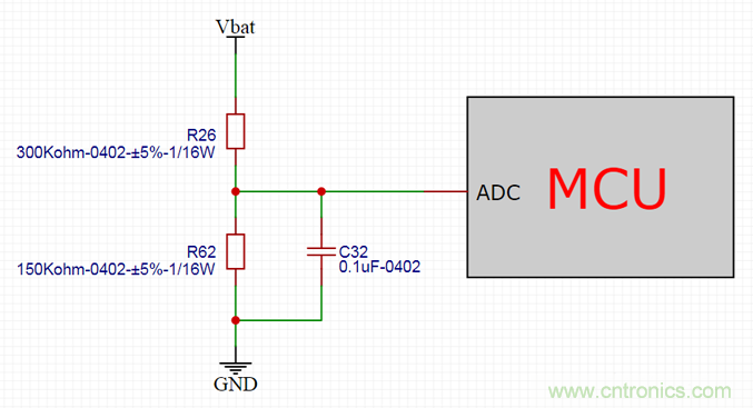 電池電壓偵測(cè)電路&ldquo;踩坑&rdquo;：分壓電阻的精度竟然是5%，不是1%