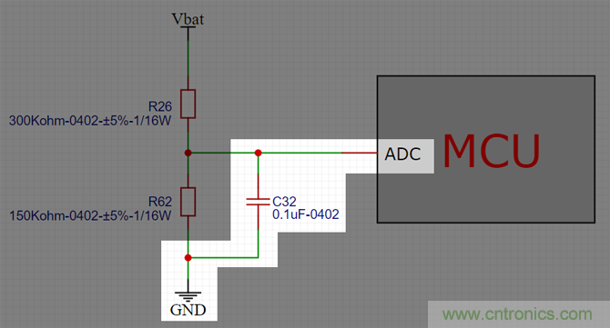 電池電壓偵測(cè)電路&ldquo;踩坑&rdquo;：分壓電阻的精度竟然是5%，不是1%