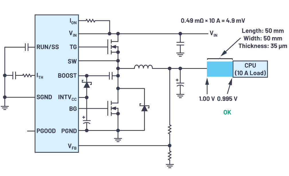 為什么使用DC-DC轉(zhuǎn)換器應(yīng)盡可能靠近負(fù)載的負(fù)載點(diǎn)(POL)電源？