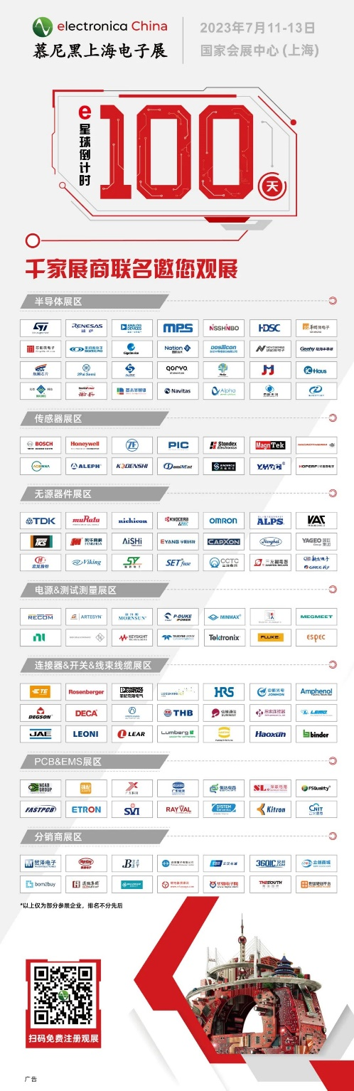 觀眾預登記開啟！千家展商聯(lián)名邀您共聚2023慕尼黑上海電子展
