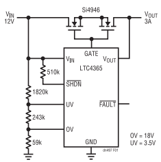 為敏感電路提供過壓及電源反接保護！