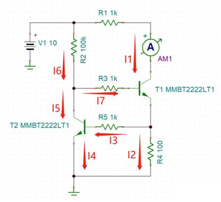 2個NPN三極管組成的恒流電路，如何工作？