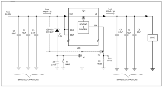 擴(kuò)大40年期電源電壓范圍，從<300uA到3A無(wú)電阻電流檢測(cè)解決方案