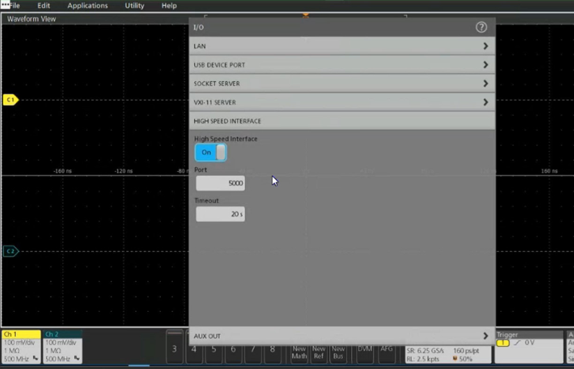 開啟TekHSI高速接口功能，加速波形數(shù)據(jù)遠程傳輸