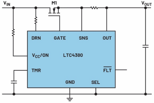 當過壓持續(xù)較長時間時，使用開關浪涌抑制器