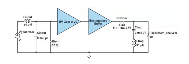能否讓低壓放大器自舉來獲得高壓緩沖器？