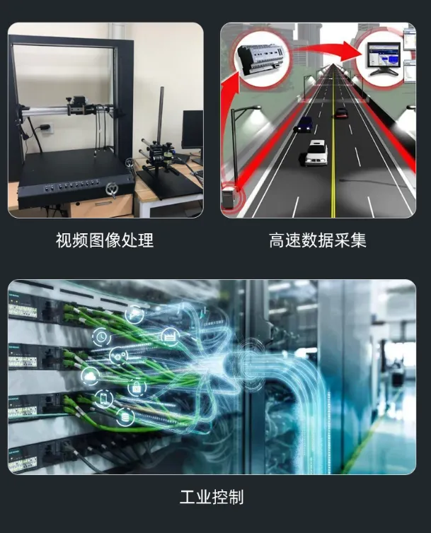 基于賽靈思、紫光芯片開(kāi)發(fā)的FPGA高速通信開(kāi)發(fā)板，適用于圖像處理、工業(yè)控制場(chǎng)景